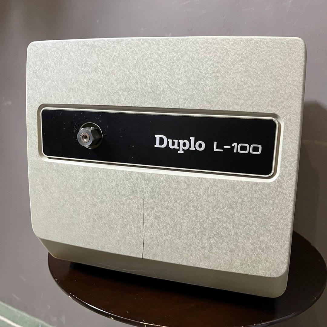 ☆激レア☆ビンテージ☆duplo L-100☆デッドストック☆印刷機☆