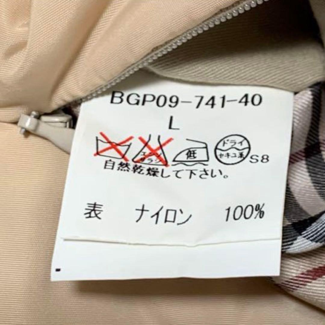 【L】美品 BURBERRY GOLF ノバチェック　フード付きベスト ゴルフ