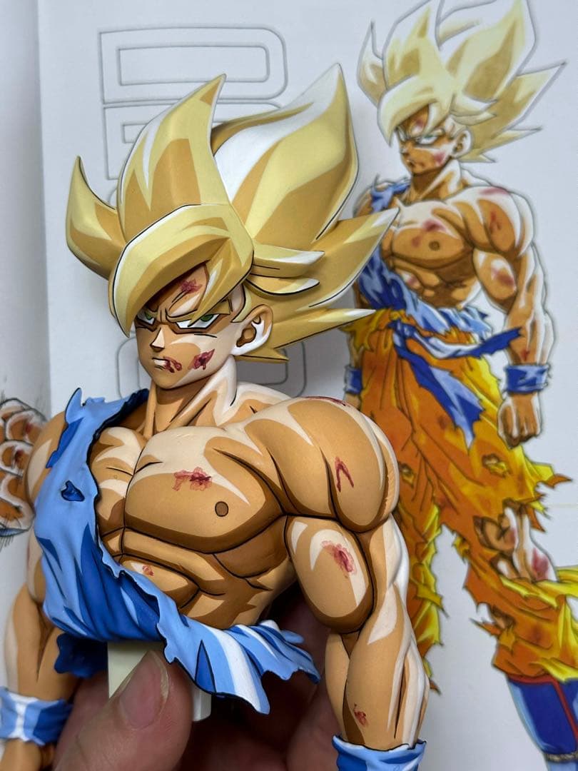 ドラゴンボール SMSP 孫悟空 リペイント フィギュア 1本