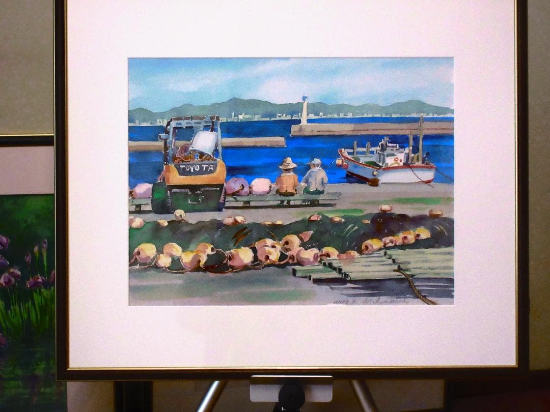 憩いの時間（水彩画）