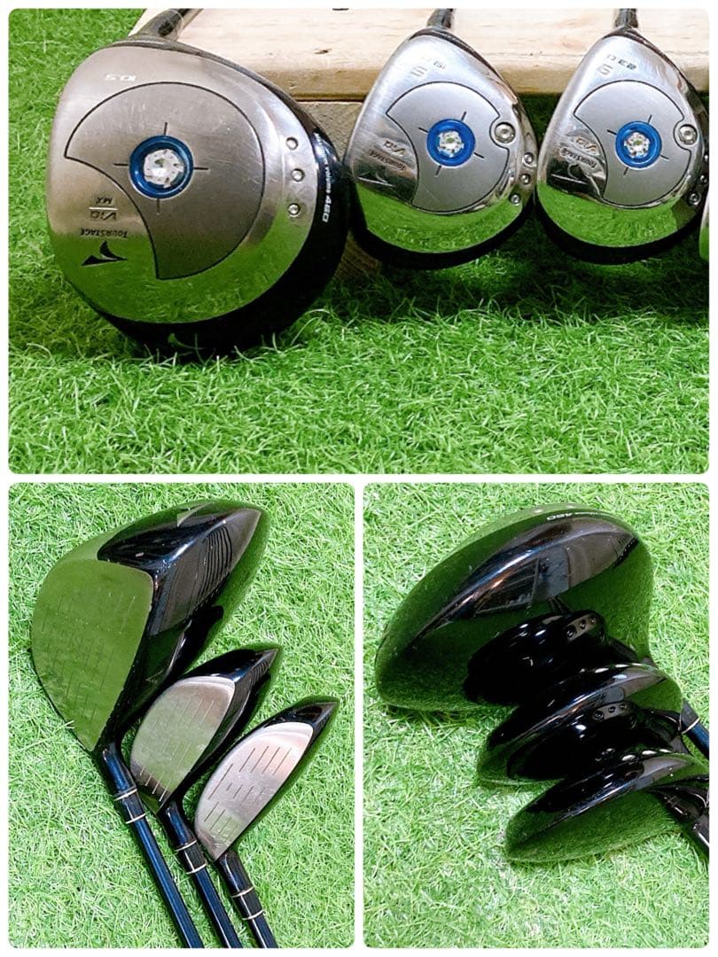 H11.ツアーステージ　初心者オススメ　ゴルフクラブ　メンズセット　12本