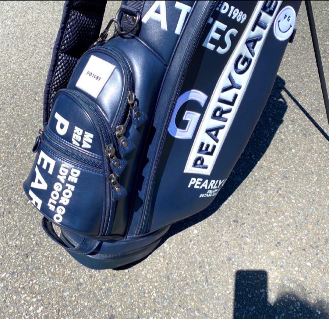 【極美品】正規品 PEARLY GATES ネイビー スタンド キャディバッグ