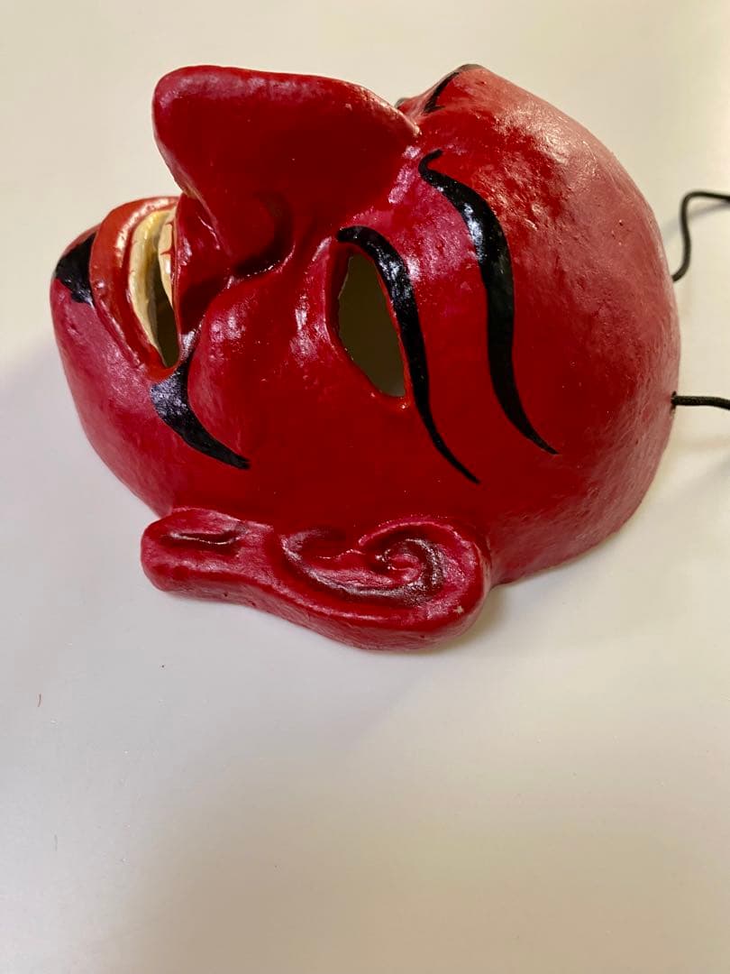 ブータン のお面　仮面　アツァラ　Atsara A