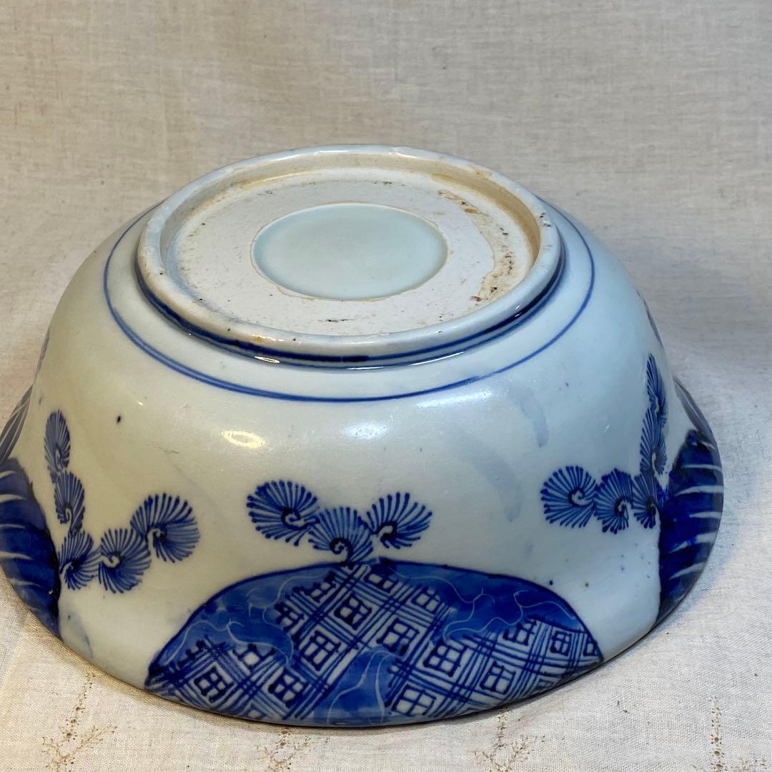 伊万里　古伊万里　中鉢　鉢　松竹梅文　染付