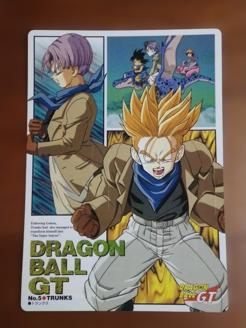 d*7様 ドラゴンボール GT ジャンボカードダス　フルコンプ６枚セット