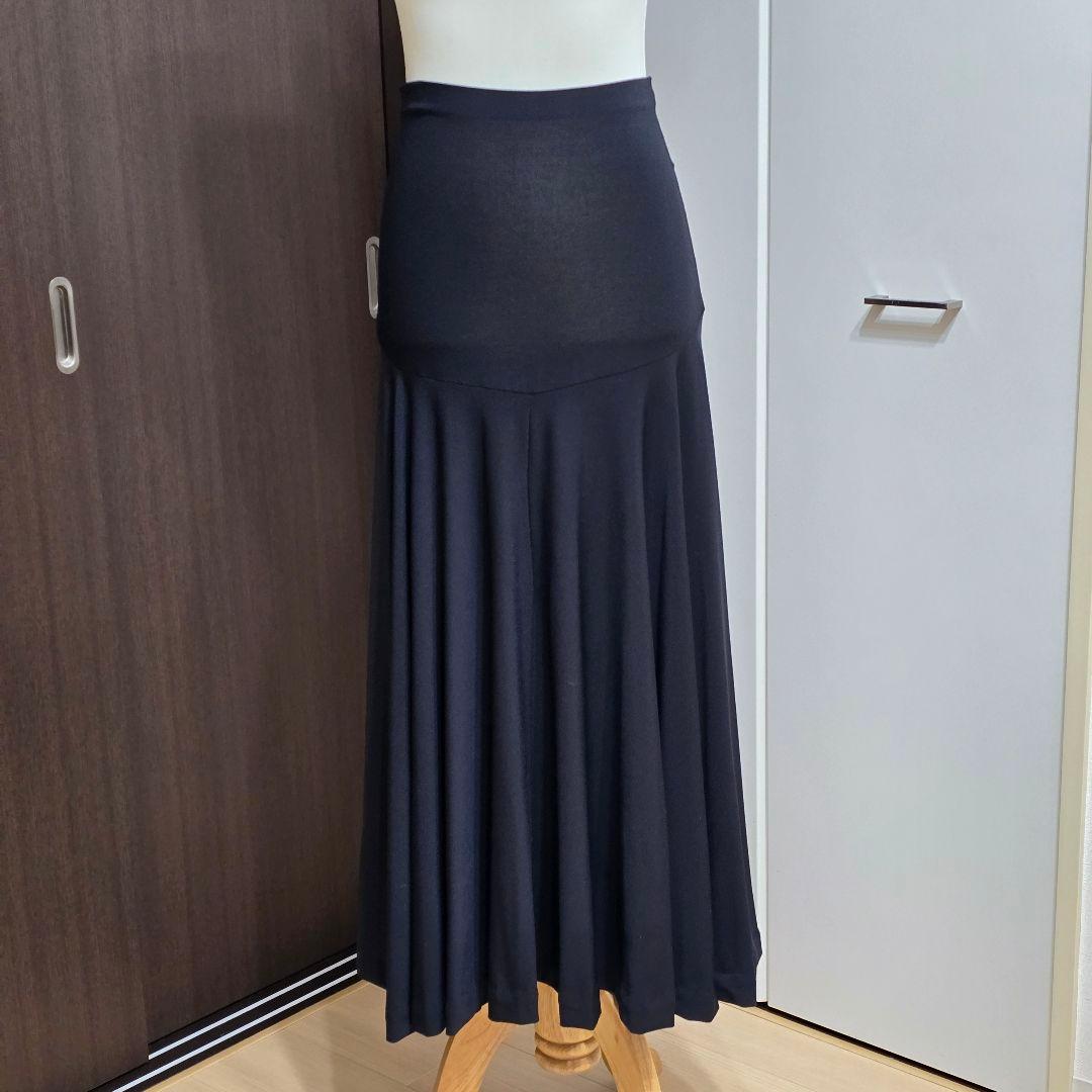 ESPEN SALBERGエスパン社交 ダンススカート Sベルベット紐デザイン