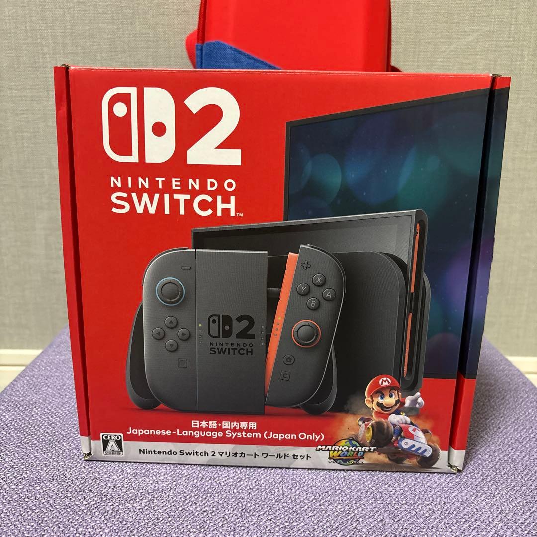⭐︎NintendoSwitch2 マリオカートワールドセット➕ハンドル・ケース⭐︎