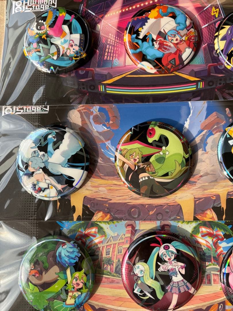 ポケモン×初音ミク　缶バッジ 18個　全種類　コンプリート