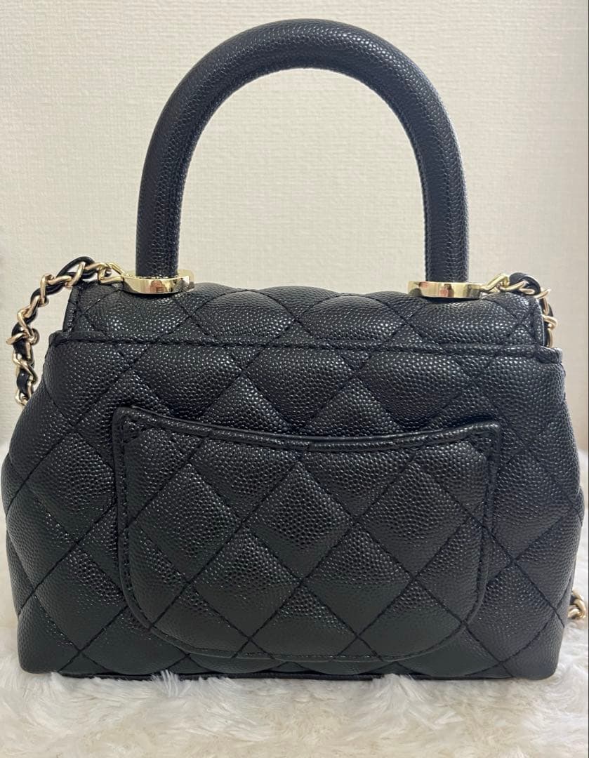 【限定値下げ】CHANEL ノベルティ ショルダーバッグ トップハンドルブラック