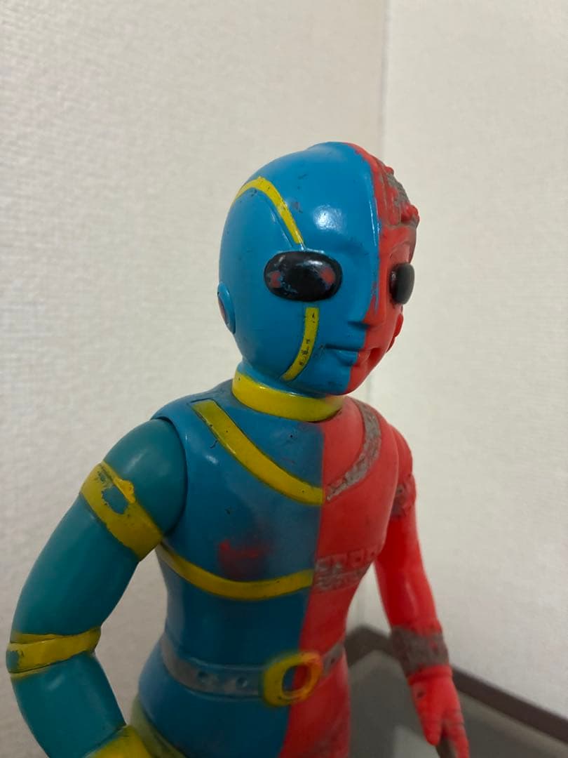 当時物　タカトク　人造人間キカイダー　ソフビ　約28cm　ソフビ