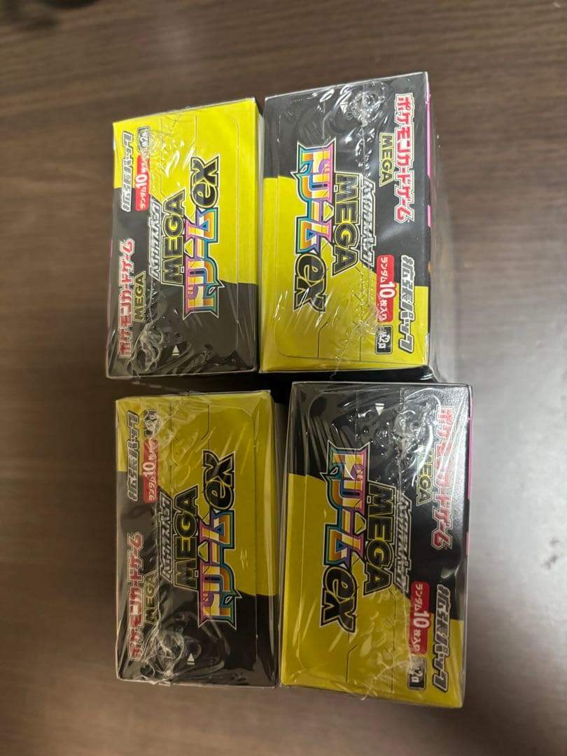 シュリンク付き　ポケモンカード　MEGAドリームex 4BOX