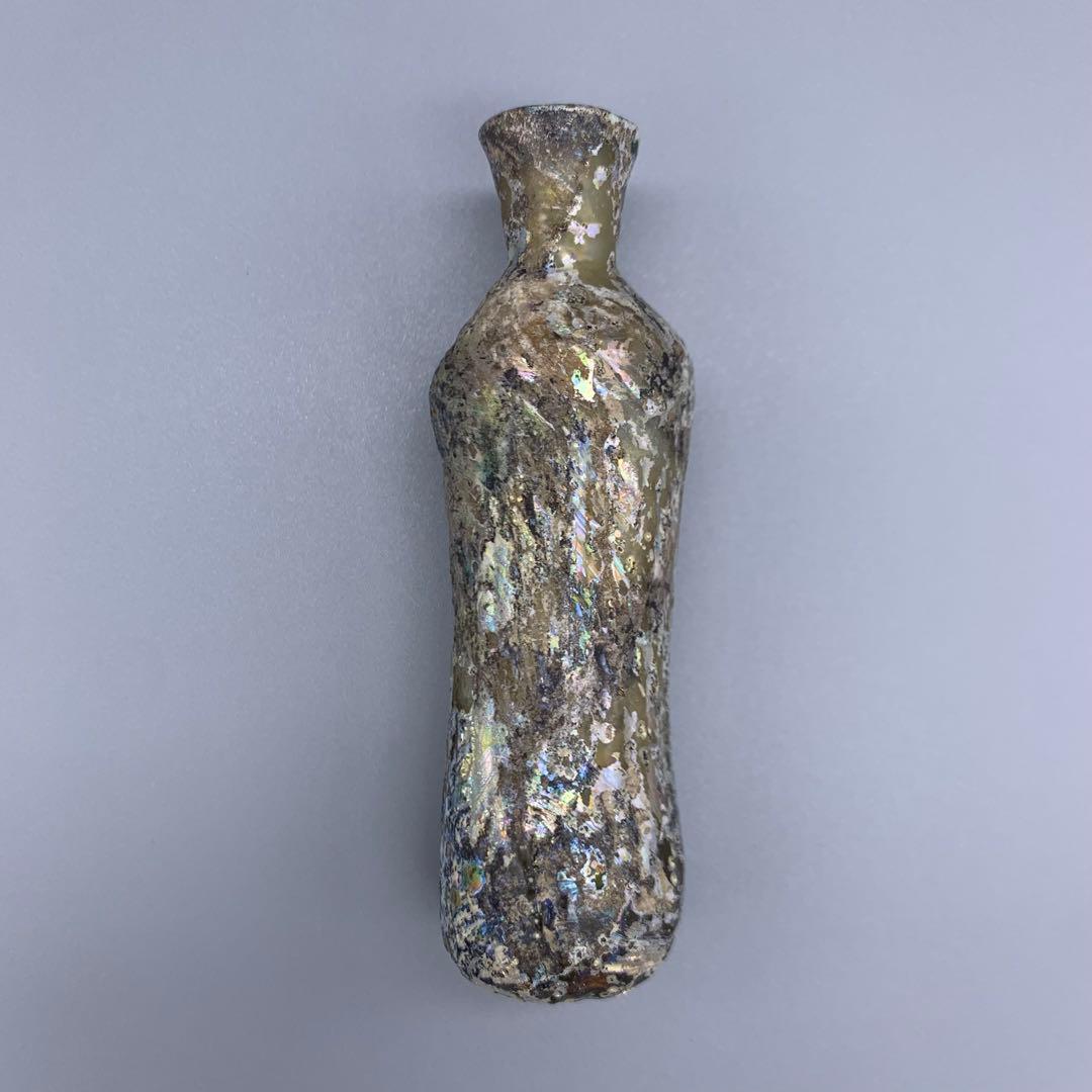 アフガニスタンの銀化ガラス/ローマンガラスボトル