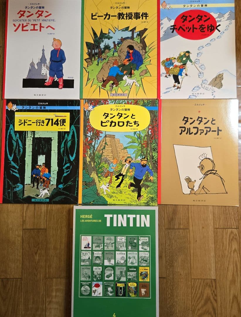 ペーパーバック版タンタンの冒険　全24巻
