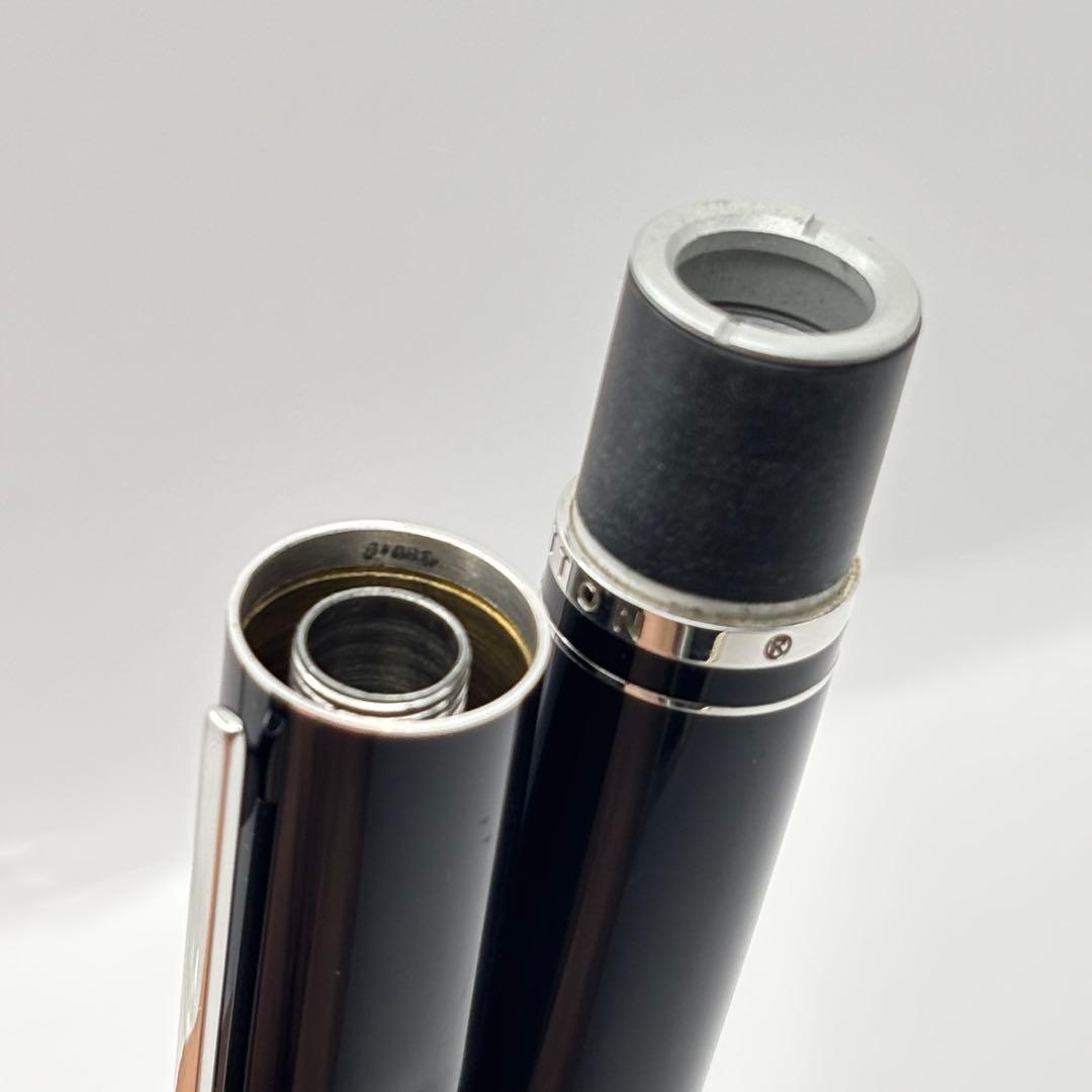 ルイヴィトン ドッグ ドゥーブル ツイスト式 ボールペン ブラック × シルバー