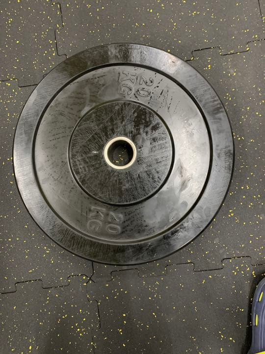 バンパープレート　20kg 4枚