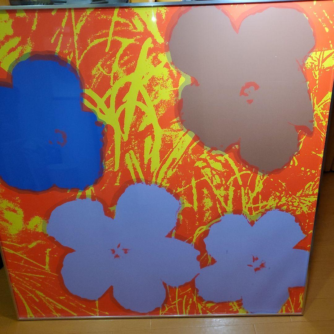 アンディーウォーホール、フラワー、大判、リトグラフ、限定版、