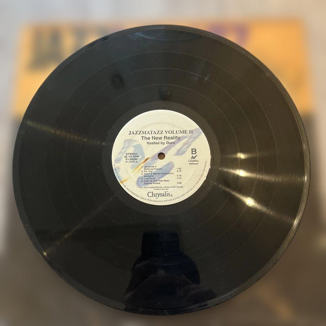 95年USオリジナル Guru Jazzmatazz Vol.2 レコード2枚組