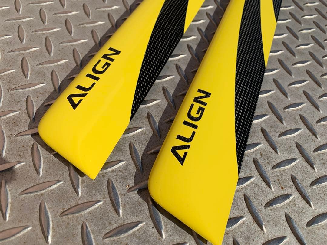 ALIGN 600 カーボンファイバーブレード（イエロー）【HD600F】