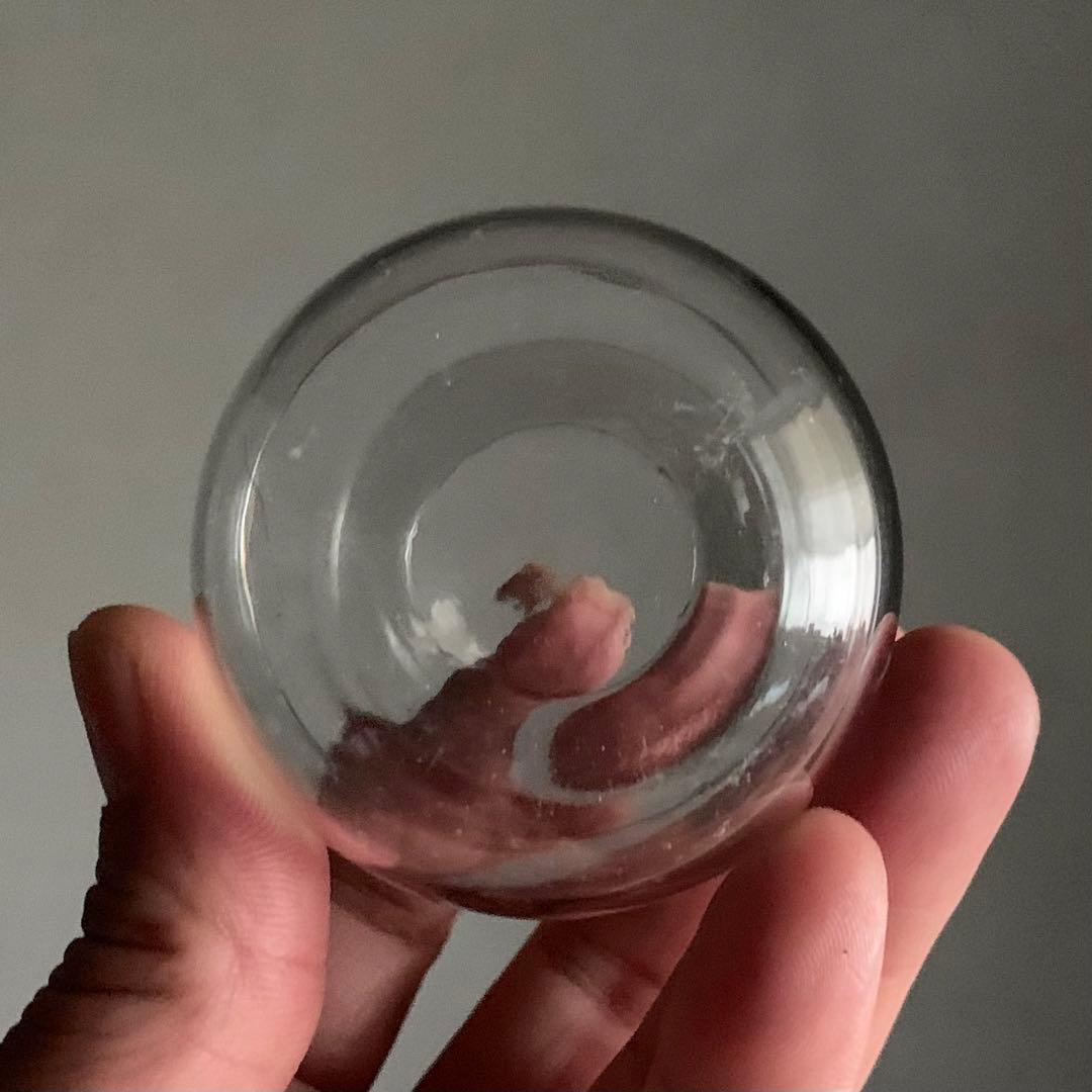 ガラス 筒盃 古道具 アンティーク