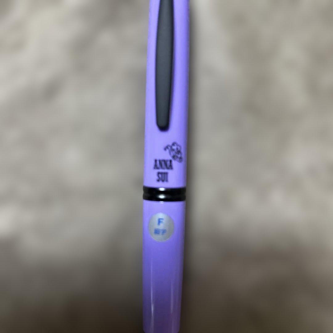 ANNA SUI キャプレス 万年筆 紫