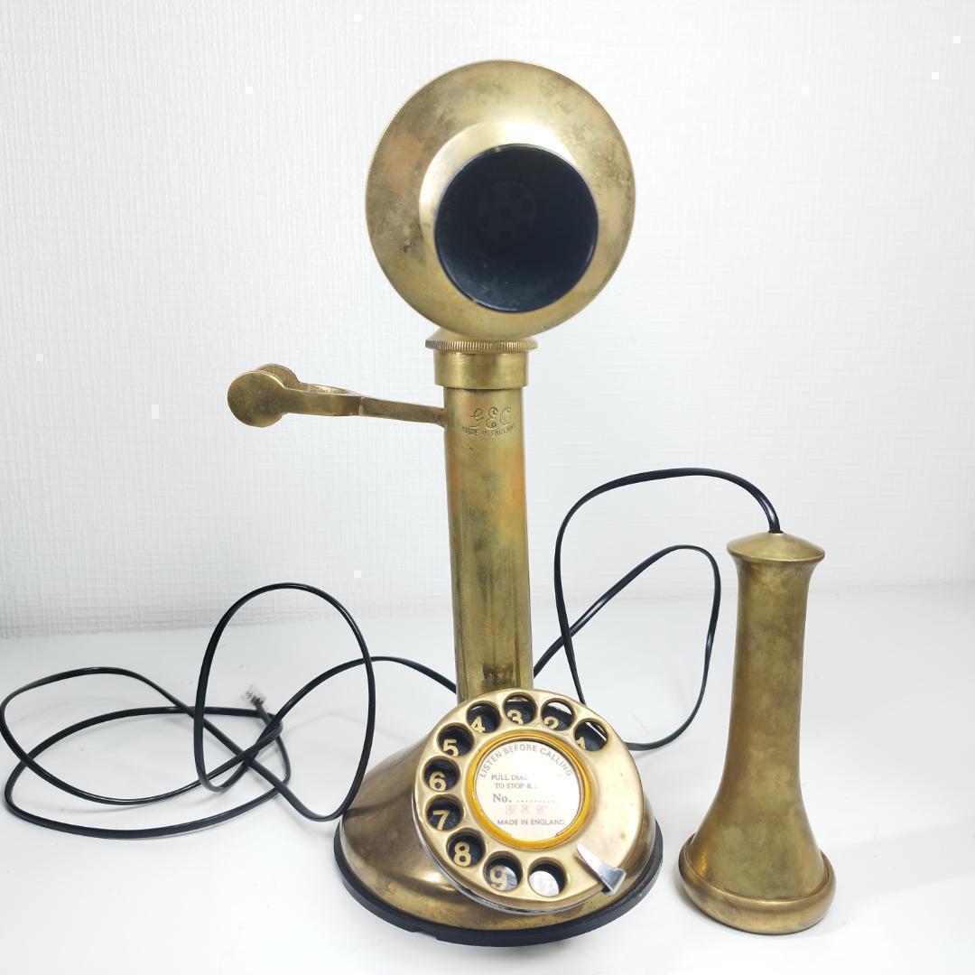 ゼネラル・エレクトリック 電話機 真鍮電話機 海外 雑貨 おしゃれ h7A1