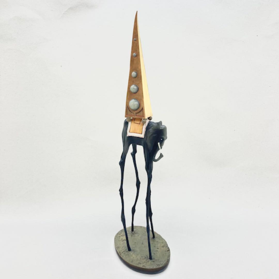 サルバドール・ダリ作 「聖アントニウスの誘惑」から象（ゾウ）の彫刻 宇宙象