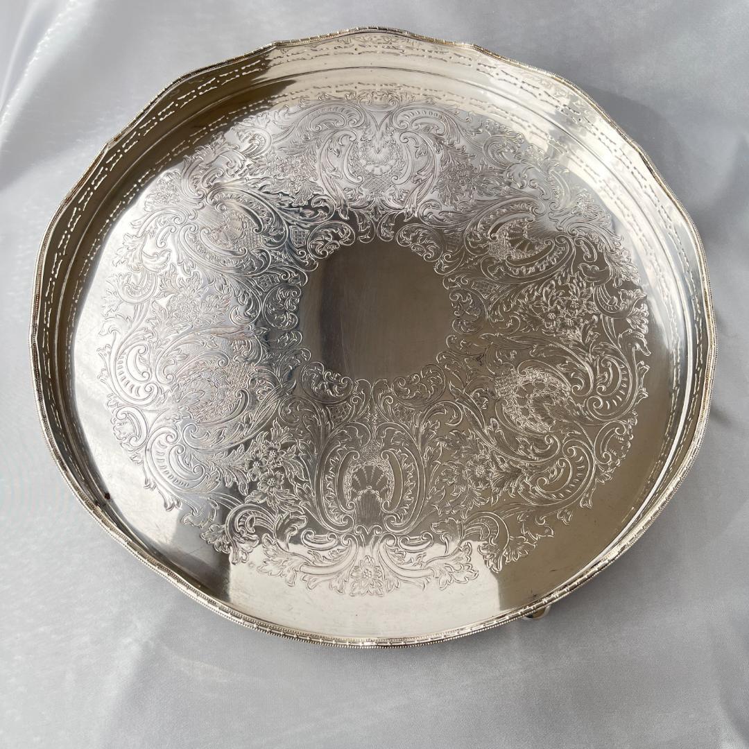 【Mappin & Webb】ギャラリートレー 37cm マッピンアンドウェッブ