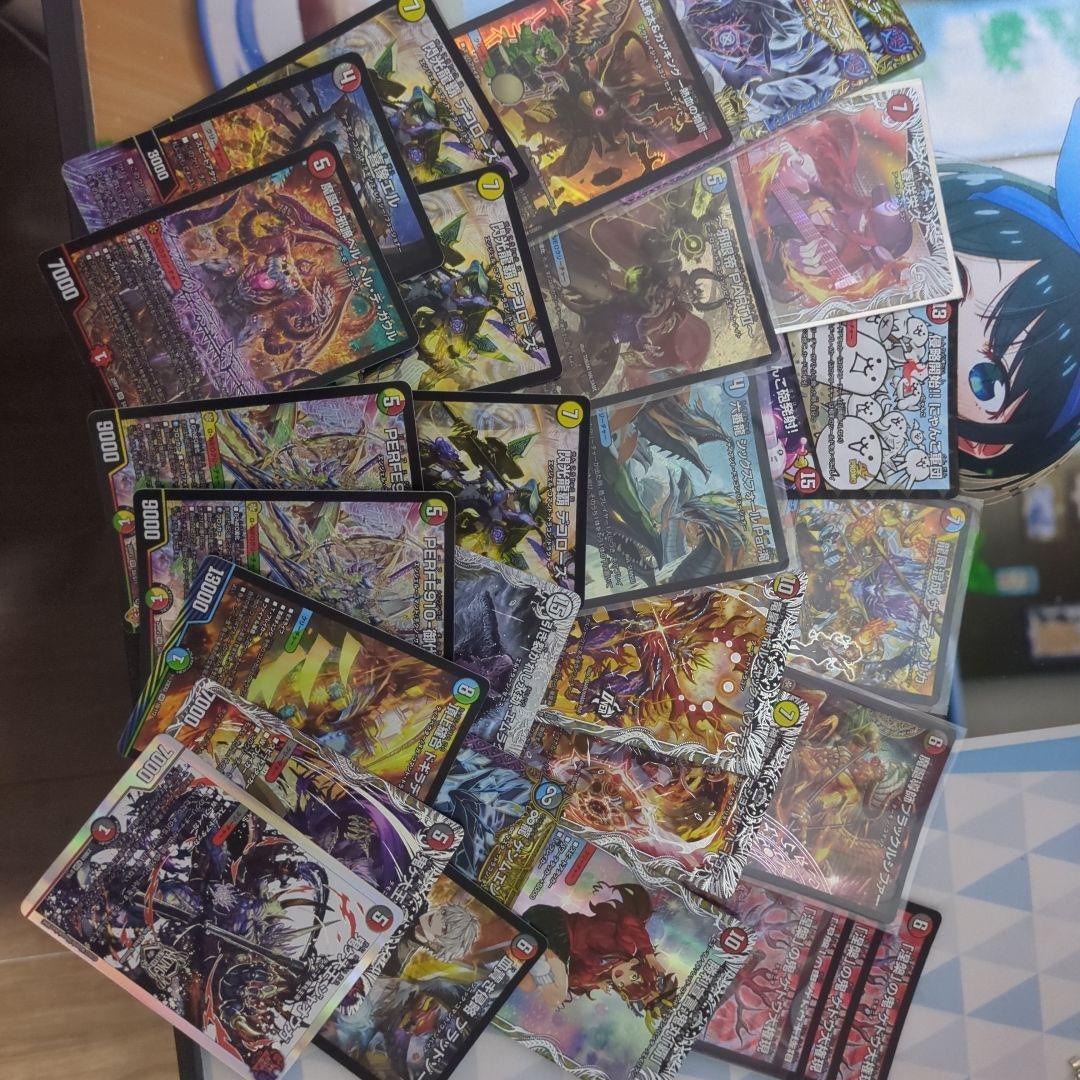 デュエルマスターズまとめ売り黒単アビスデッキ付き。