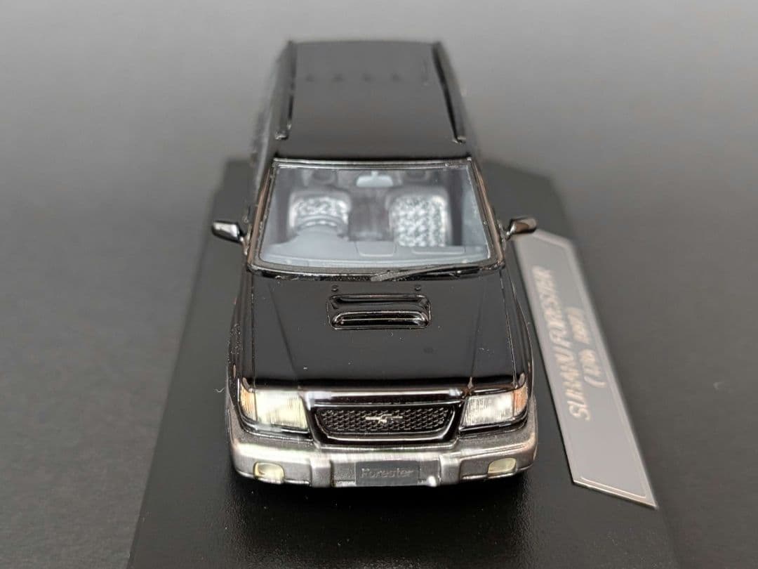 ハイストーリー 1/43 スバル フォレスター T/tb ブラックマイカ2トーン