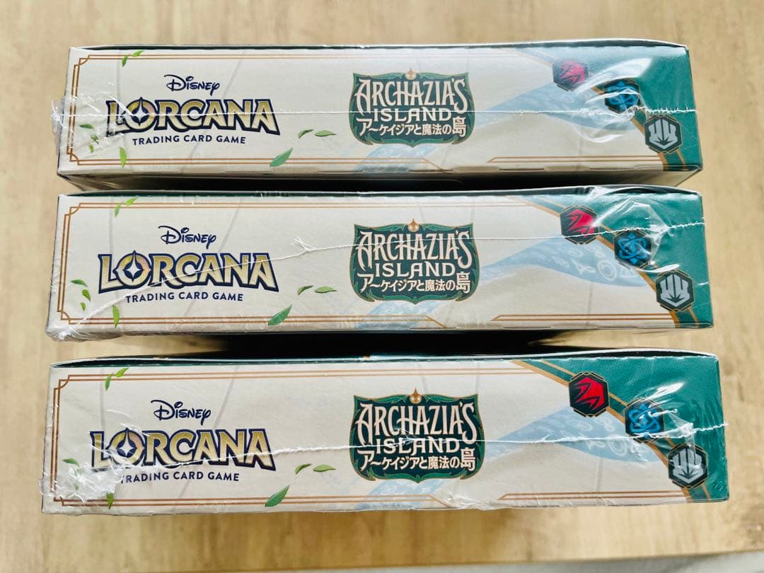 ディズニーロルカナ アーケイジアと魔法の島 3BOX 新品未開封