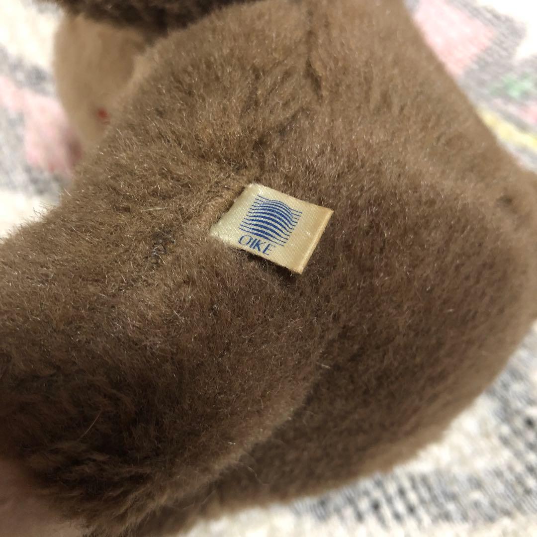 昭和レトロ　ヴィンテージ オオイケ　クマ　ぬいぐるみ　中古品