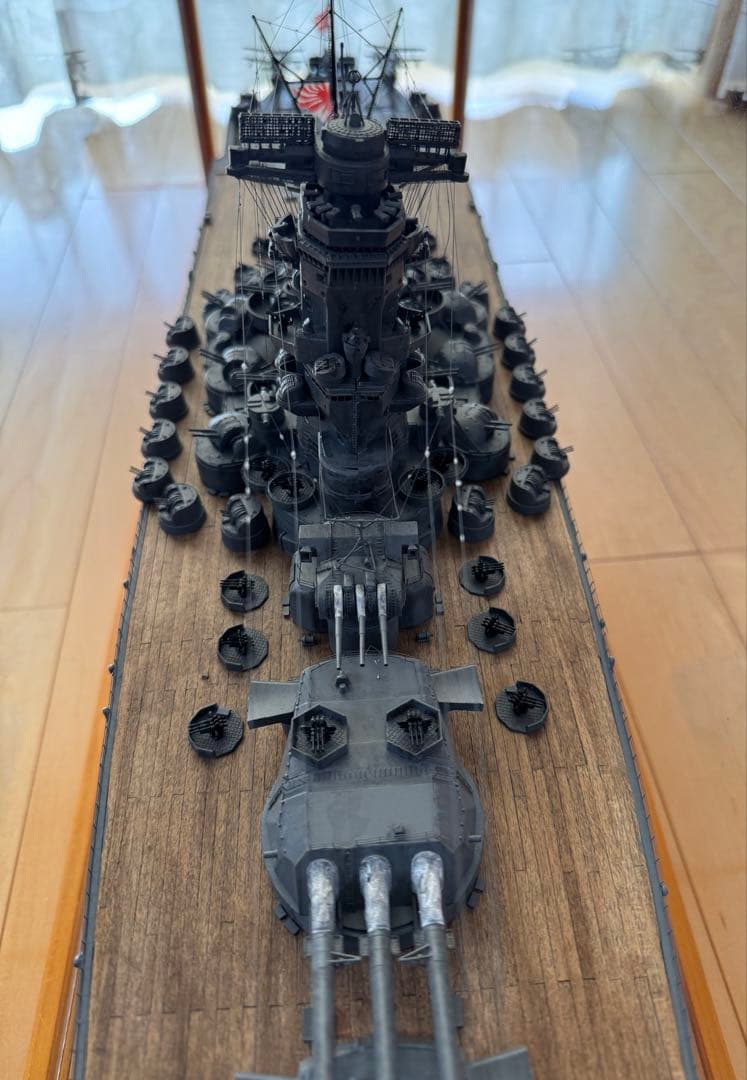 戦艦大和モデル 精密1/250 ディアゴスティーニ完成品　ケース付き　即購入不可