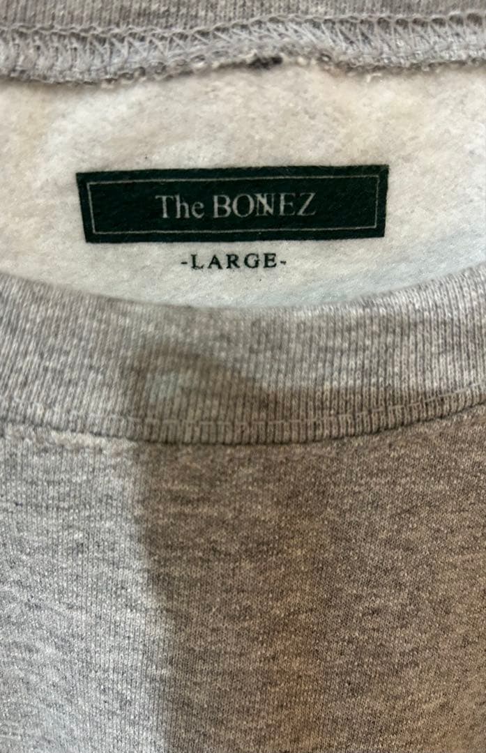 The BONEZクルーネック JESSE 新作 GRY Lサイズ