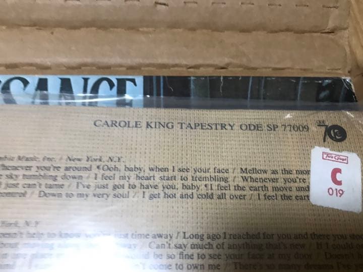 キャロル・キング タペストリー つづれおり 輸入版