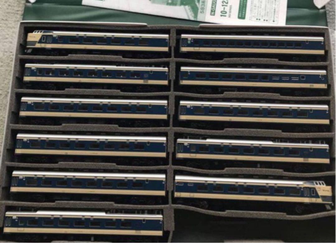 KATO　583系特急（ゆうづる）基本＋増結＋増結フルセット加工品　現行ロッド