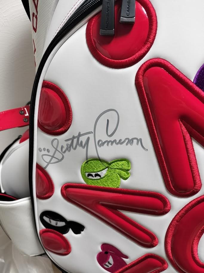 【サイン入り/未使用】スコッティキャメロン キャディバッグ