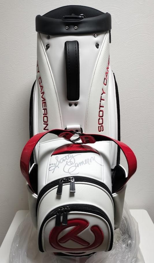 【サイン入り/未使用】スコッティキャメロン キャディバッグ