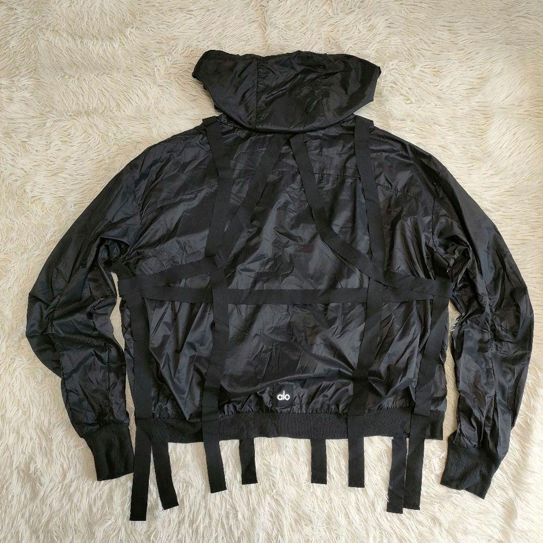 【✨新品✨】ALO YOGA◎スウェイジャケット ヴィンテージ パーカー 黒