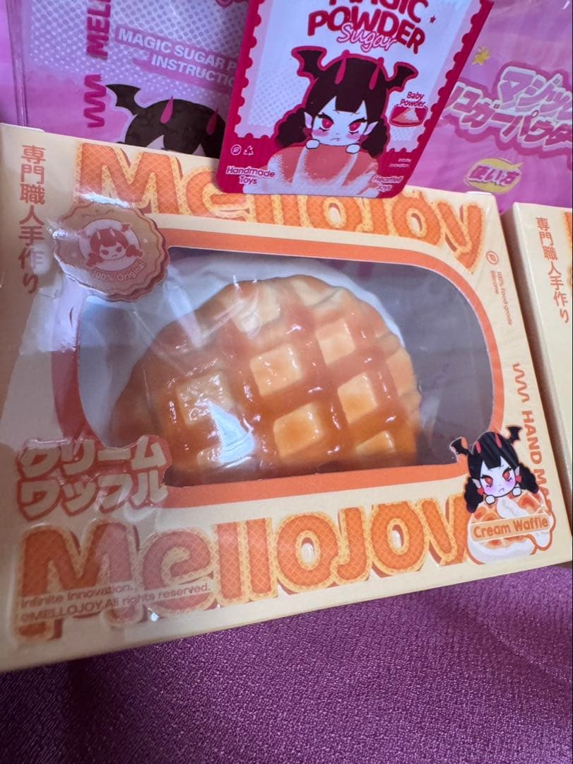 Mellojoy クリームワッフル（さんかく、まる、スクエア）3種セット