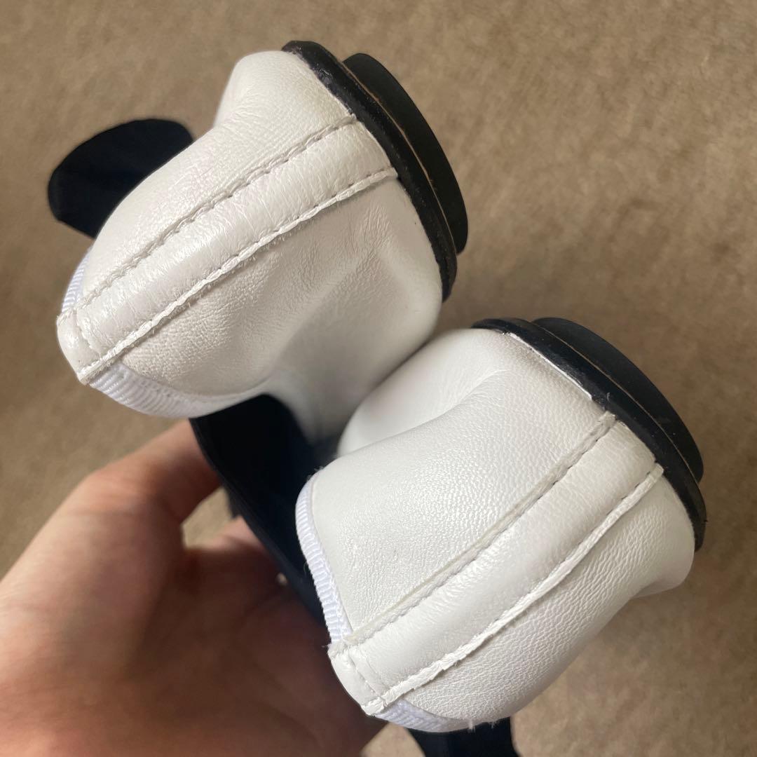 レペット　ホワイト バレエシューズ ブラックリボン　匿名発送