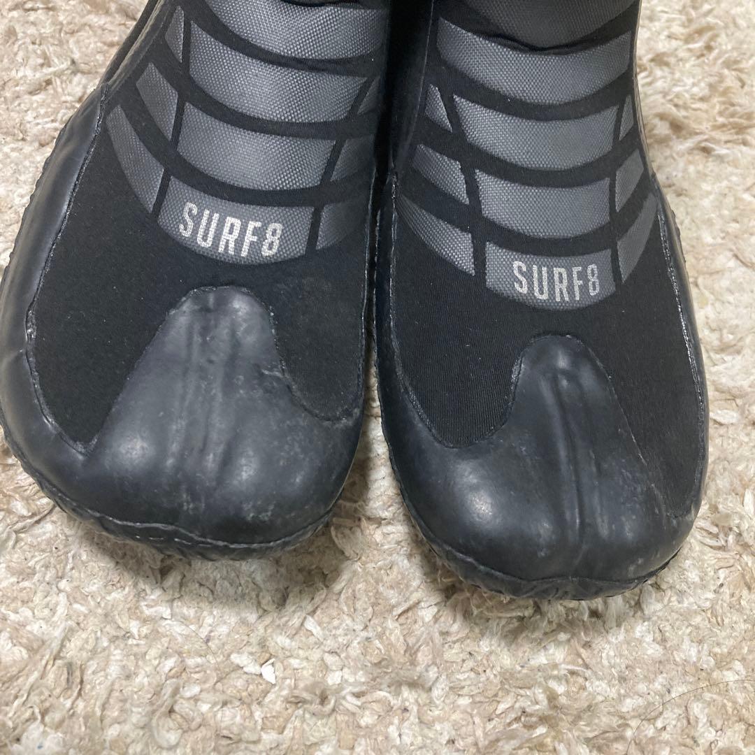 SURF8ブーツ/スプリットソール中割れ24.0cmブラック