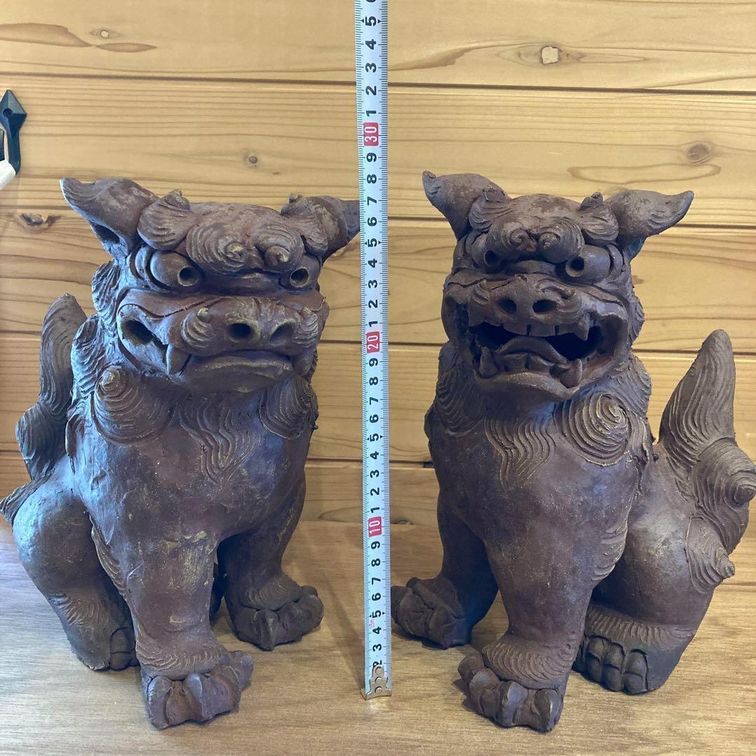 VINTAGE シーサー 王道 守り神 魔除け antique 希少 置物