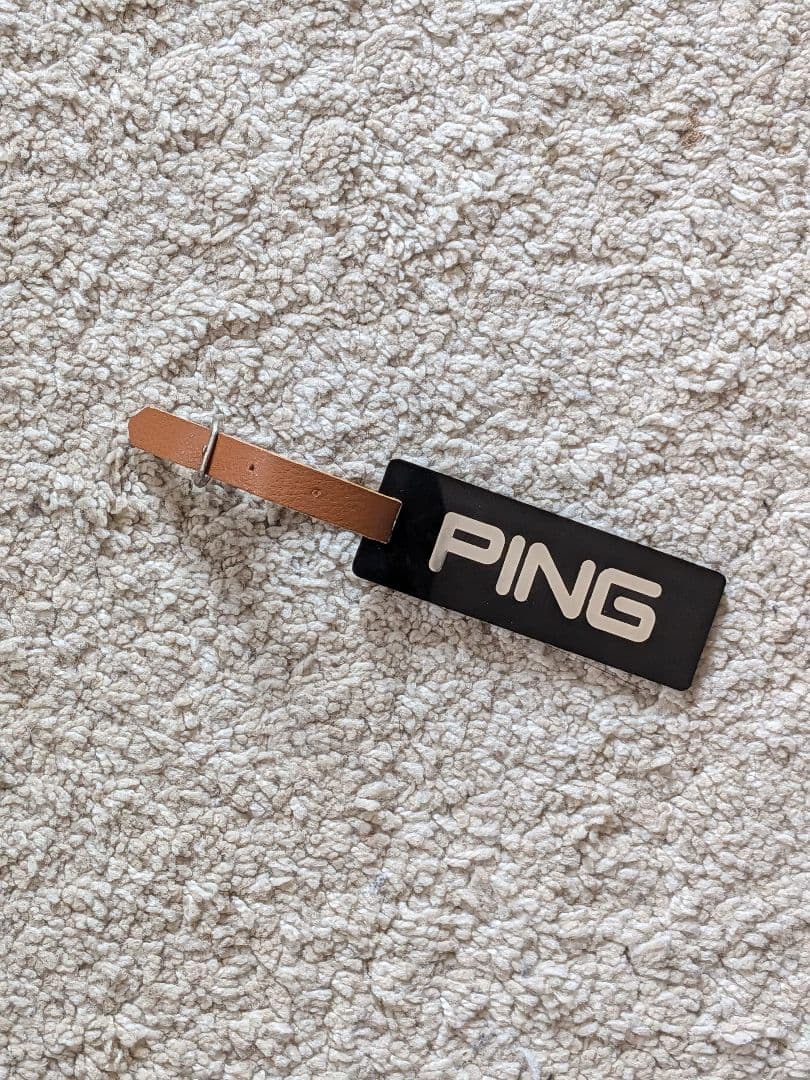 PINGキャディバッグ ホワイト ブラック