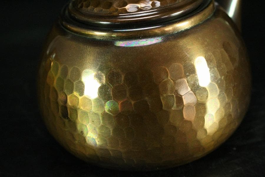 煎茶 銅製 茶器揃 共箱(K-XA866)