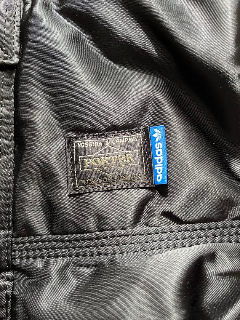 PORTER adidas コラボボストンバッグ ブラック　廃盤品　レア商品