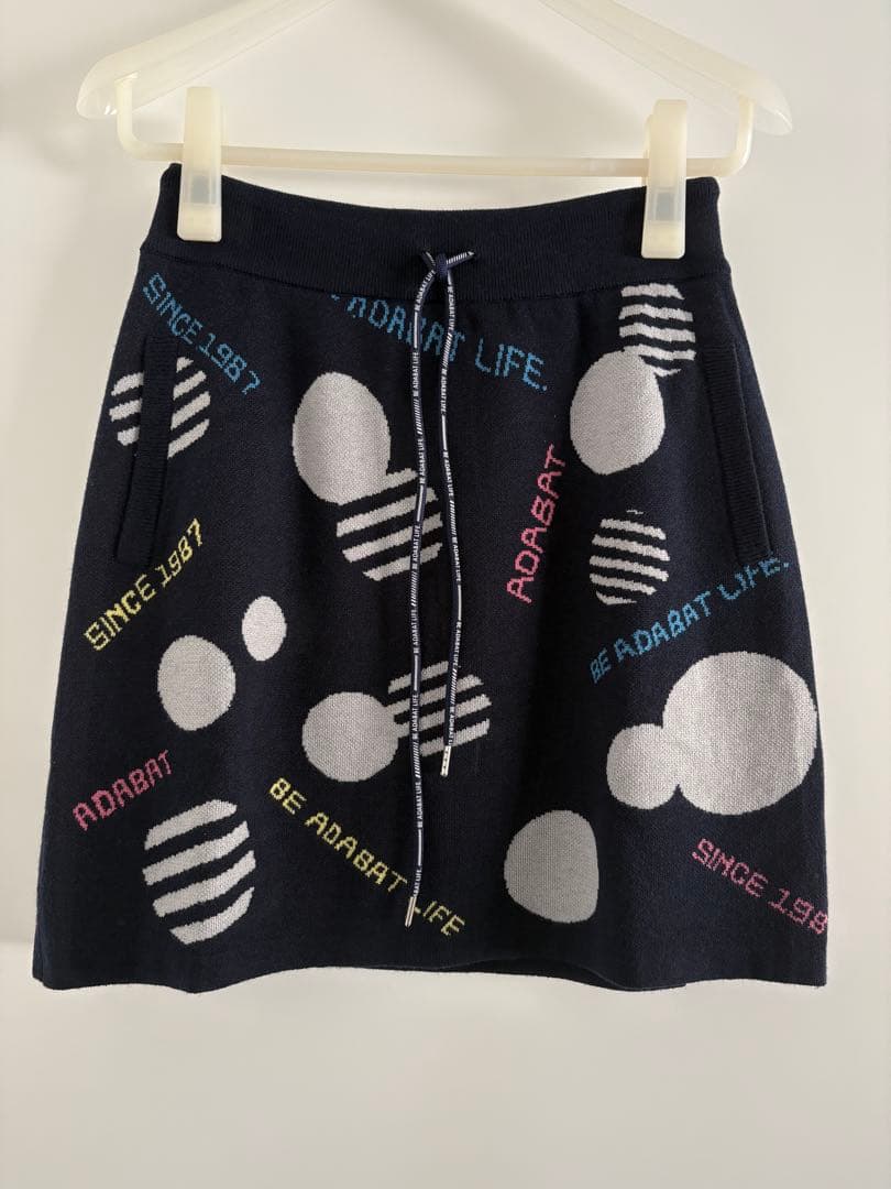 【新品タグ付き】adabat アダバット ニット スカート Mサイズ