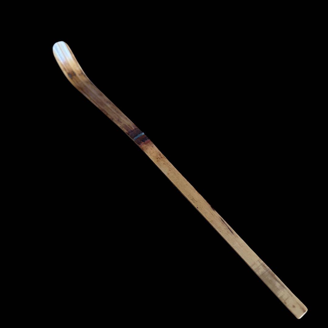 【茶道具】茶杓 大徳寺塔頭 黄梅院 小林太玄「銘 :一期一会」 桐共箱 共筒