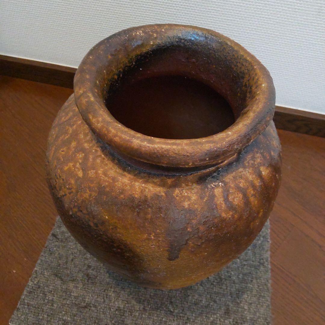 黒備前　小壺　備前焼　32