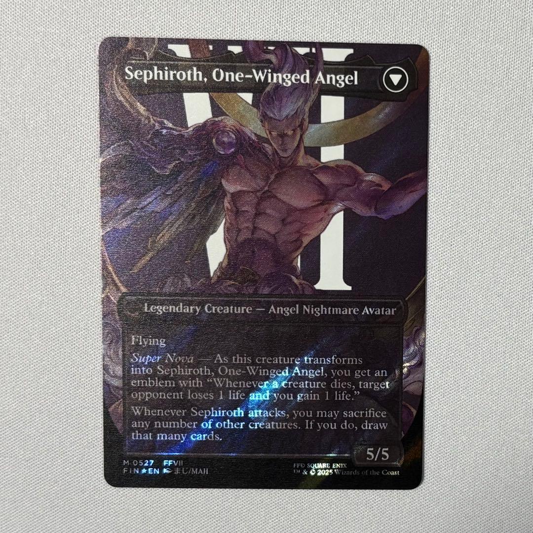 威名のソルジャー、セフィロス　英語　サージFoil