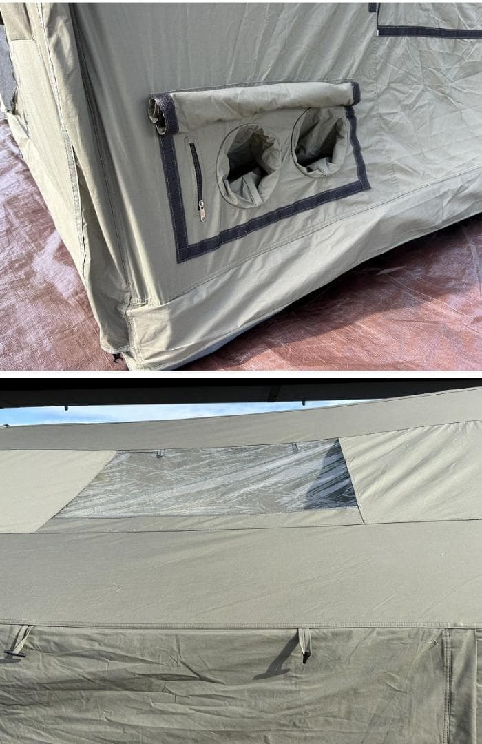 オ*ス様 美品！大型エアーテント インフレータブルテント ポリコットン 拡張テン